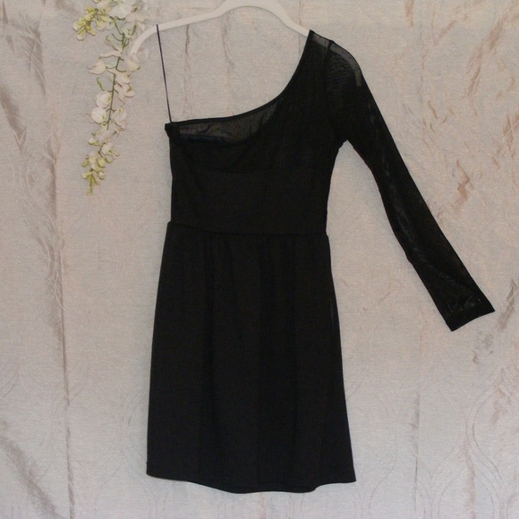 Zara Trafaluc One Sleeve Dress Size M EUC - Picture 4 of 5
